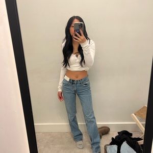 Abercrombie and fitch ultra high rise jeans